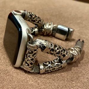 Custom Apple Leather & Stainless Steel watchbands